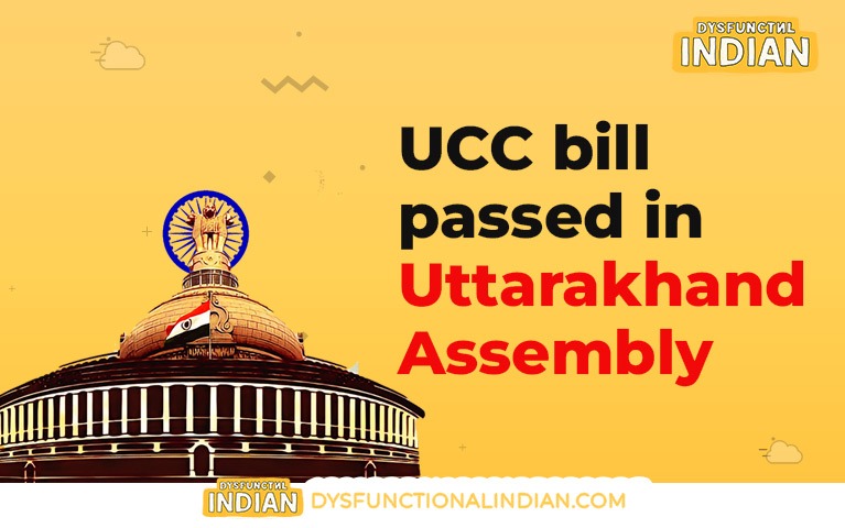 Uniform Civil Code Passed in Uttarakhand Assembly